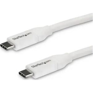 Kabel USB StarTech USB-C - USB-C 4 m Biały (USB2C5C4MW)