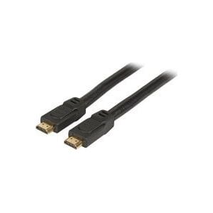 Kabel EFB EFB HDMI HighSpeed Anschlusskabel mit Ethernet 4K60Hz Stecker Typ A auf Stecker Typ A Schwarz 1m