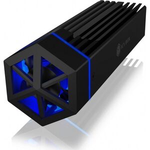 Kieszeń Icy Box USB-C 3.2 Gen 2 - M.2 NVMe SSD RGB (IB-1823MF-C31)