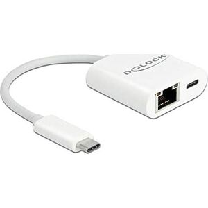 Delock DeLOCK USB-C adapter> Gigabit LAN + PW - LAN 10/100/1000 Mbps with Power Delivery (65402) - RDUA9P59