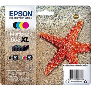 Tusz Epson Oryginalny Wkład Atramentowy Epson C13T03A64020 4 Części Czarny Wielokolorowy