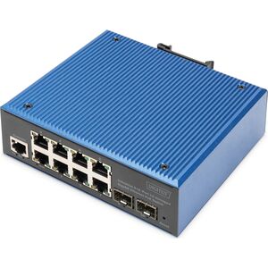 Switch Digitus DIGITUS Switch 8+2-Port L2 managed Gigabit Ethernet PoE
