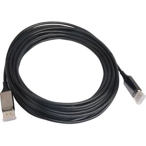 Kabel Techly TECHLY DisplayPort AOC Anschlusskabel 8K Glasfaser DisplayPort Kabel 20m schwarz Unempfindlich gegenueber elektromagn.Stoerungen