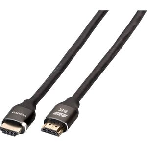 Kabel EFB EFB Ultra HighSpeed HDMI Kabel with Ethernet 8K60Hz A-A St-St Premium Aluminium Stecker 2m schwarz