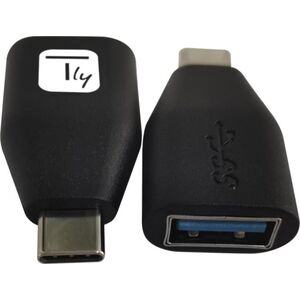 Adapter USB Techly TECHLY Adapter USB-C M to USB-A F schwarz