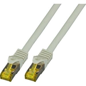 EFB EFB Patchkabel Cat6a S/FTP LSZH mit Cat7 Rohkabel 1,5m GRAU 10 Gigabit Ethernet 600MHz 4x2xAWG26/7 Flammwidrig Raucharm