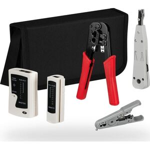 EFB EFB Netzwerk Werkzeug Set mit Tasche 4-teilig