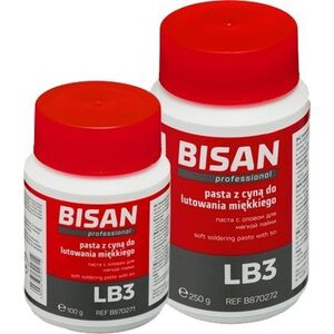 Bisan PASTA Z CYNĄ DO LUTOWANIA MIĘKKIEGO LB3 250G (PUSZKA) [25]
