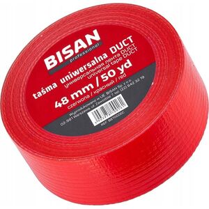 Bisan TAŚMA UNIWERSALNA DUCT 48MM/25MB CZERWONA [36]