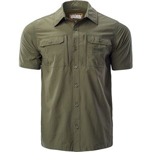 Magnum Męska koszula z krótkim rękawem militarna Magnum Battle zielona rozmiar XXXL