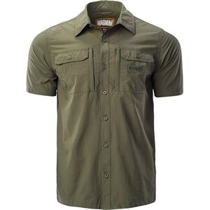 Magnum Męska koszula z krótkim rękawem militarna Magnum Battle zielona rozmiar XL