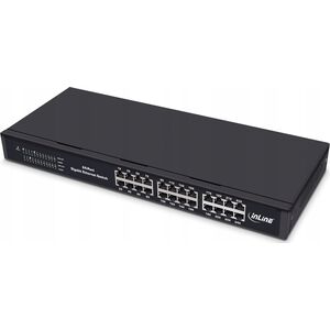Switch InLine InLine® Gigabit Network Switch 24-Port, 1Gb/s, 19" 1U, metal, fanless