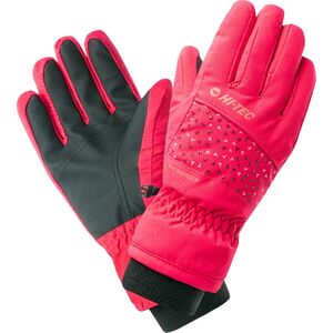 hitec Dziecięce rękawice zimowe Hi-tec Flam Jr czerwone rozmiar L/XL