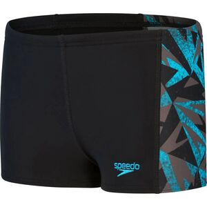 Speedo Dziecięce kąpielówki Speedo Hyperboom Pnl Asht Jm black/bolt/dove grey rozmiar 13-14