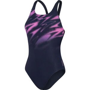 Speedo Damski strój kąpielowy Speedo HYPERBOOM PLMT MSBK AF navy/pink rozmiar 28
