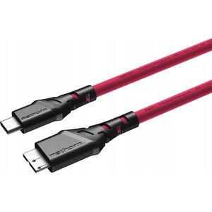 Kabel USB Eaton Kabel fotograficzny Mathorn MTC-530M 5m 10Gbps USB C - MicroB Magenta