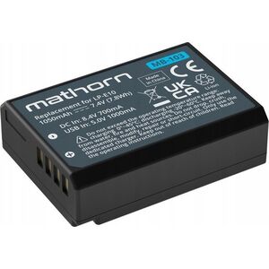 Akumulator Green Cell Bateria Mathorn MB-103 1050mAh USB-C zamiennik Canon LP-E10