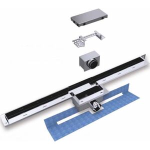 SpiroFlex Odwodnienie prysznicowe szczelinowe AQUASTEEL 900 GL SPIROFLEX SX-OLS900GL