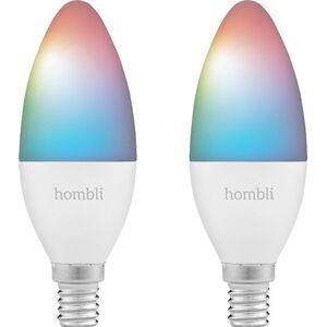 Avanca International BV Hombli smarte Glühbirne, 4,5W, E14, RGB, CCT, 1+1 Promo Pack