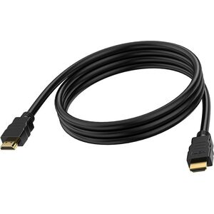 Vision VISION Επαγγελματικό καλώδιο HDMI εγκατάστασης - ΕΓΓΥΗΣΗ ΕΦ' ΟΡΟΥ ΖΩΗΣ - 8K στα 30 Hz - Έκδοση HDMI 2.1 - 48 Gbps - διπλή θωράκιση - επιχρυσωμένα βύσματα - HDMI (M) σε HDMI (M) - Εξωτερική διάμετρος 7,3 mm - AWG 28 - 2 m - μαύρο