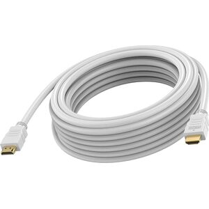 Vision VISION Επαγγελματικό καλώδιο HDMI εγκατάστασης - ΕΓΓΥΗΣΗ ΕΦ' ΟΡΟΥ ΖΩΗΣ - 8K στα 30 Hz - Έκδοση HDMI 2.1 - 48 Gbps - διπλή θωράκιση - επιχρυσωμένα βύσματα - HDMI (M) σε HDMI (M) - Εξωτερική διάμετρος 7,3 mm - AWG 28 - 3 m - λευκό