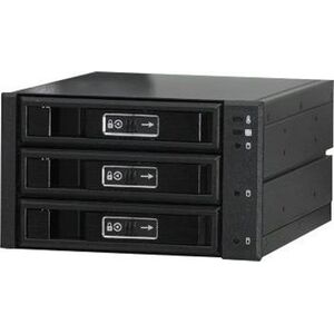 Kieszeń JJ Computer JOUJYE JJ-N-36TM SATA-SAS I II III Geh�use 8,6cm x 14,6cm for 3XHDD 6,4cm-8,9cm 2,5Zoll-3,5Zoll Schwarz