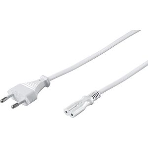 Kabel zasilający MicroConnect Microconnect PE030720W kabel zasilające Biały 2 m Wtyczka zasilająca typu C C7 panel