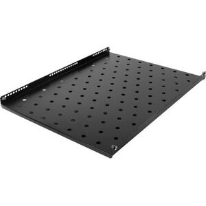 Σταθερό ράφι TOTEN System G για 19", ντουλάπα βάθους 1000/1200, 60kg, μαύρο / 19-FH60G