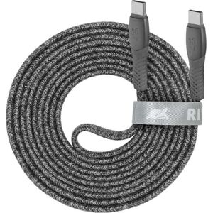 Καλώδιο USB RivaCase CABLE USB-C TO USB-C 2.1M/Γκρι PS6105 GR21 RIVACASE