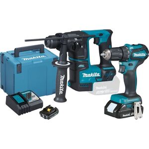 Σετ ηλεκτρικών εργαλείων Sourcing MAKITA.COMBO 18V DLX2454AJ DDF483+DHR171 2x2.0Ah