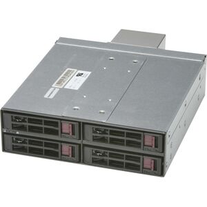 Kieszeń SuperMicro Supermicro CSE-M14TQC Drivebox Black Hotswap 4x 2,5" Einschübe in 1x 5.25" Schacht inkl. Lüfter