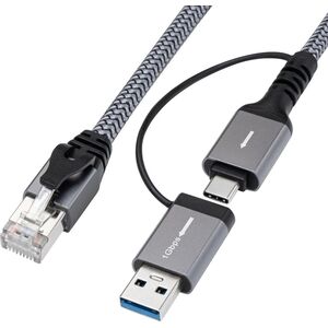 Προσαρμογέας USB MicroConnect CAT6 FTP σε προσαρμογέα USB A-C