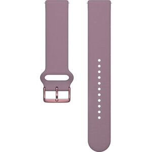 Λουράκι ρολογιού Polar Polar 20mm S-L T, μοβ σιλικόνη