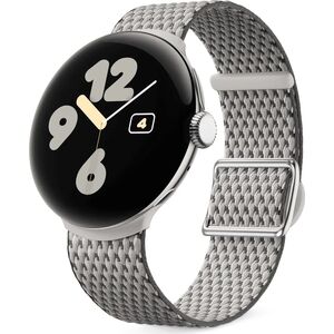 Έξυπνο ρολόι Pixel Watch 3 (41mm), Υφασμάτινο λουράκι, Πορσελάνη