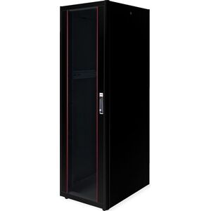 Szafa Roline ROLINE Netzwerkschrank Basic 48,26cm 19Zoll 42 HE 600x800 BxT Glast�r schwarz