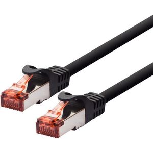 LOGON TCF66F100BL kabel sieciowy Czarny 10 m Cat6a F/UTP (FTP)