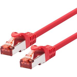 LOGON TCF66F200R kabel sieciowy Czerwony 20 m Cat6a F/UTP (FTP)