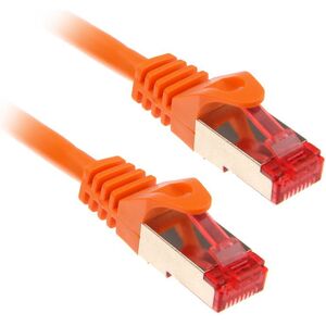InLine 0.5m Cat.6 kabel sieciowy1000 Mbit RJ45 - pomarańczowy (76450O)