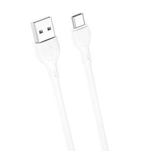 XO cable NB200 USB - USB-C 2,0m 2.1A white 6920680878086