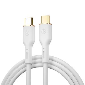 WIWU cable YQ02 USB-C - USB-C 100W 1,2m white 6976195096491