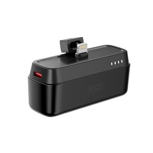 XO power bank mini PR244 20W 5000 mAh with Lightning connector black 6920680857289
