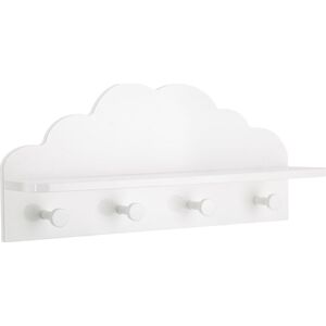 Atmosphera Biały wieszak ścienny Cloud z półką