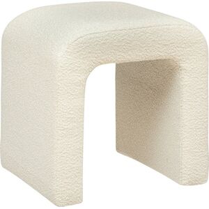 Atmosphera Stołek łuk bouclé SEVI, wys. 43 cm