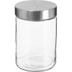 5five Pojemnik na żywność szklany z pokrywą ze stali nierdzewnej, 1200 ml