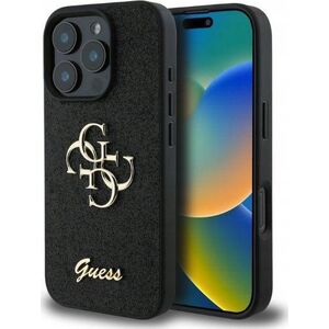 Guess Guess GUHCP16XHG4SGK iPhone 16 Pro Max 6.9" czarny/black hardcase Fixed Glitter Big 4G