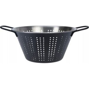 Home Styling Collection Durszlak metalowy ze stali nierdzewnej, wygodne uchwyty, Ø 22 cm