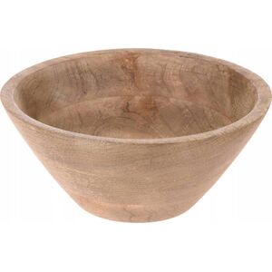 Excellent Houseware Miska z drewna mango, Ø 20 cm, brązowa