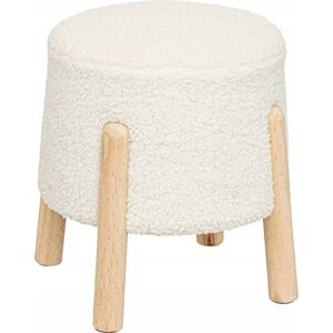 Atmosphera Pufa baranek z sosnowymi nogami BOUCL, 41 x 35 x 41,5 cm