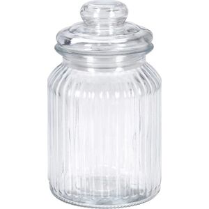 Prążkowany słoik ze szczelną pokrywką, 750 ml