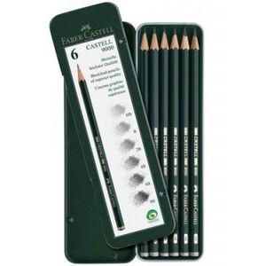 Faber-Castell Ołówek Castell 9000 6 Sztuk Faber-Castell (119063 FC)